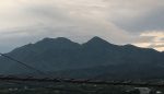 甲斐駒サロン　韮崎駅からの風景